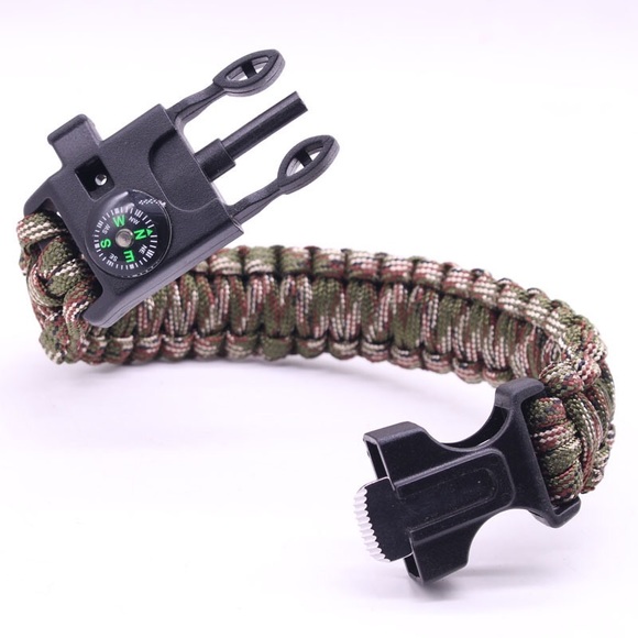 Multifunctional survival bracelet camping mountaineering adventures - Picture 2 of 9